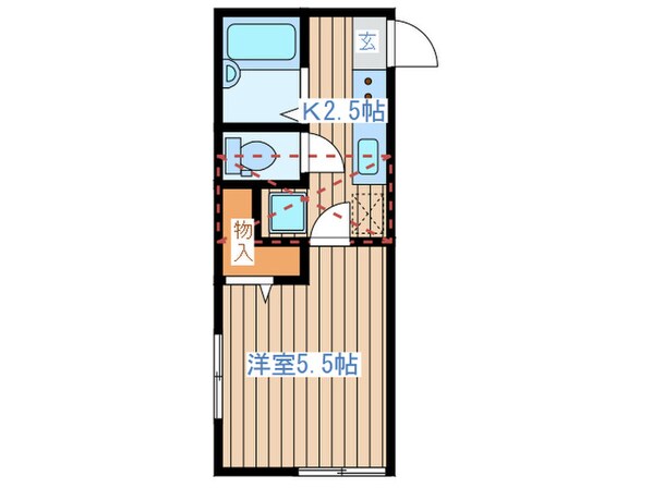 サニーライフ苦竹の物件間取画像